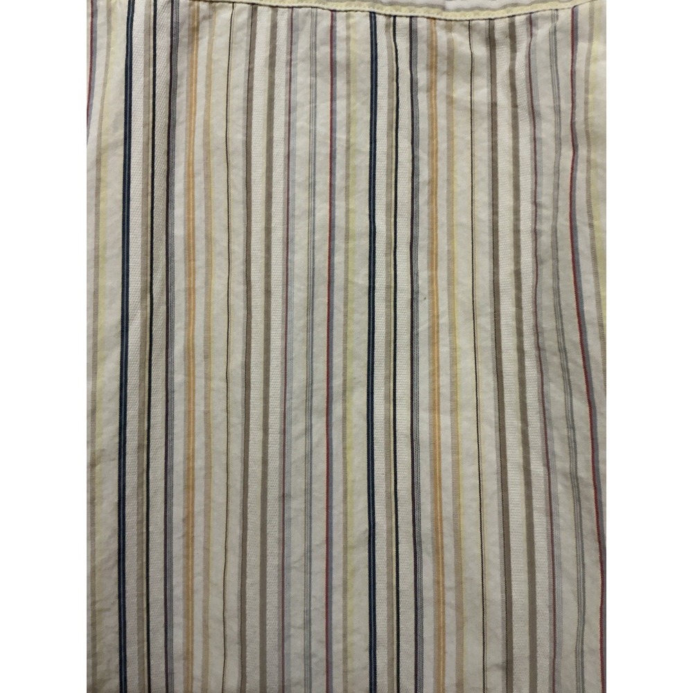 Banana Republic Men Classic Fit Long Sleeve‎ Shirt Stripe LARGE Neutral Tones